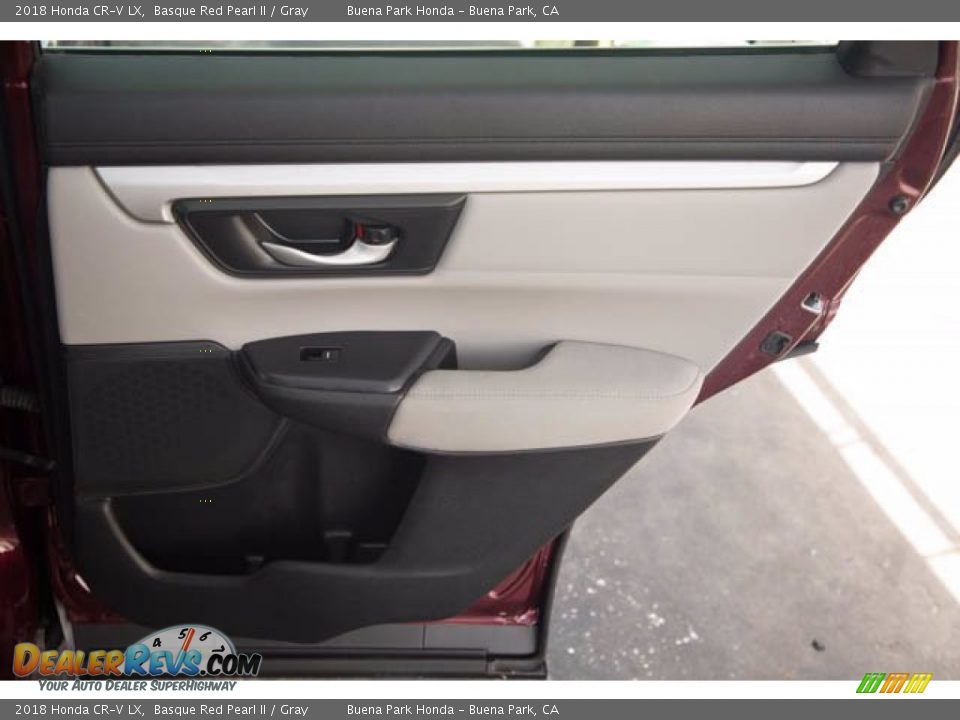 2018 Honda CR-V LX Basque Red Pearl II / Gray Photo #31