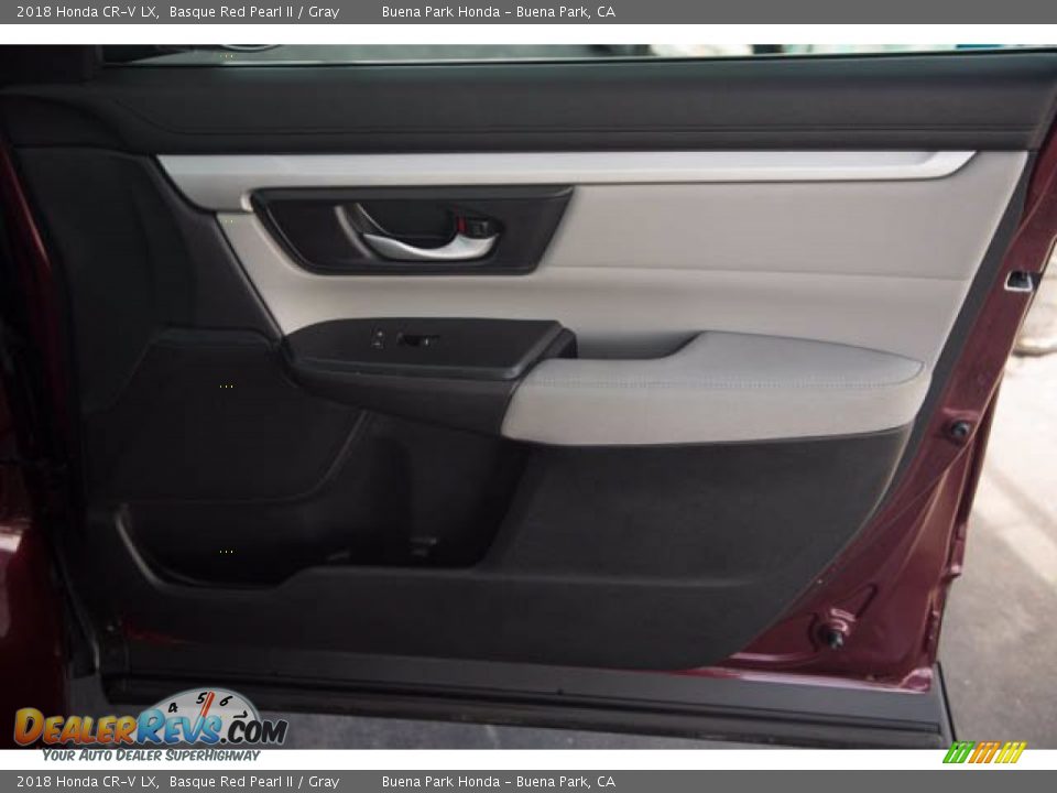 2018 Honda CR-V LX Basque Red Pearl II / Gray Photo #32