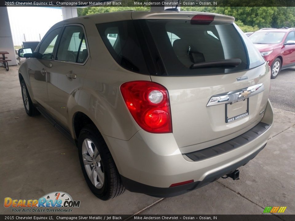 2015 Chevrolet Equinox LS Champagne Silver Metallic / Jet Black Photo #7