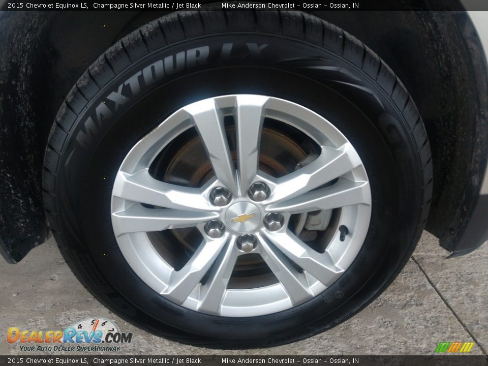 2015 Chevrolet Equinox LS Champagne Silver Metallic / Jet Black Photo #11