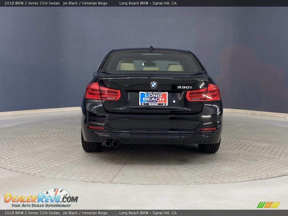 2018 BMW 3 Series 330i Sedan Jet Black / Venetian Beige Photo #4