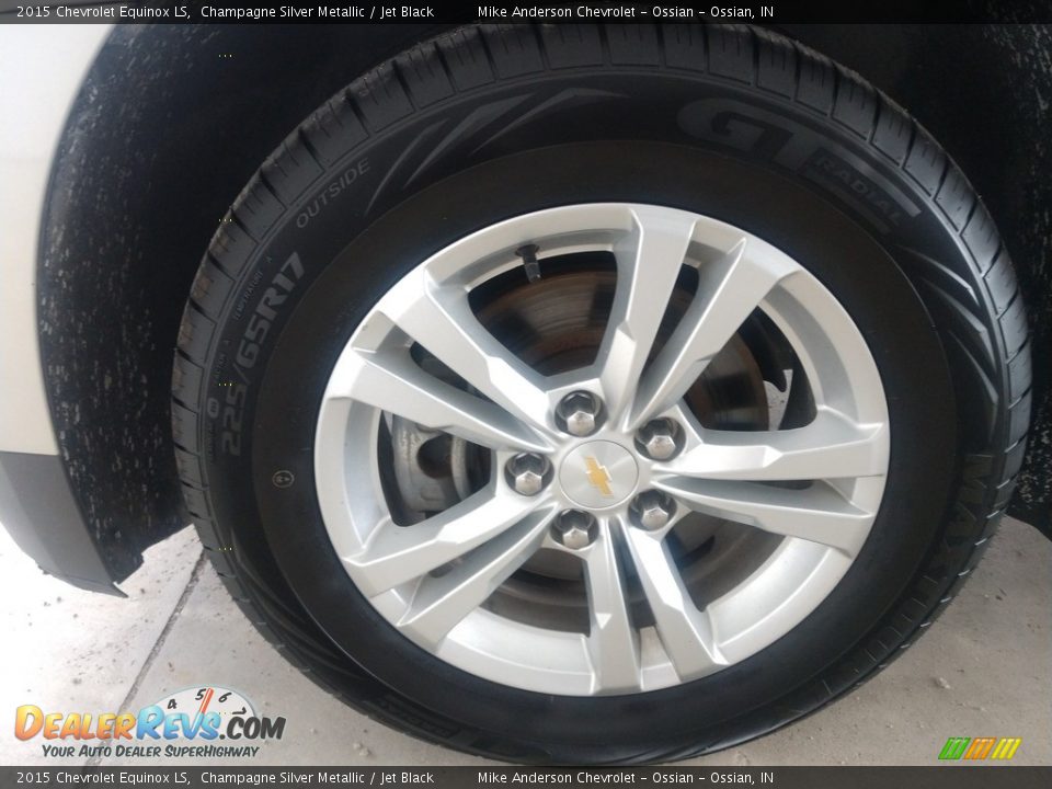 2015 Chevrolet Equinox LS Champagne Silver Metallic / Jet Black Photo #14