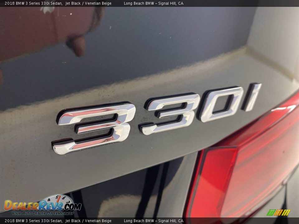 2018 BMW 3 Series 330i Sedan Jet Black / Venetian Beige Photo #11