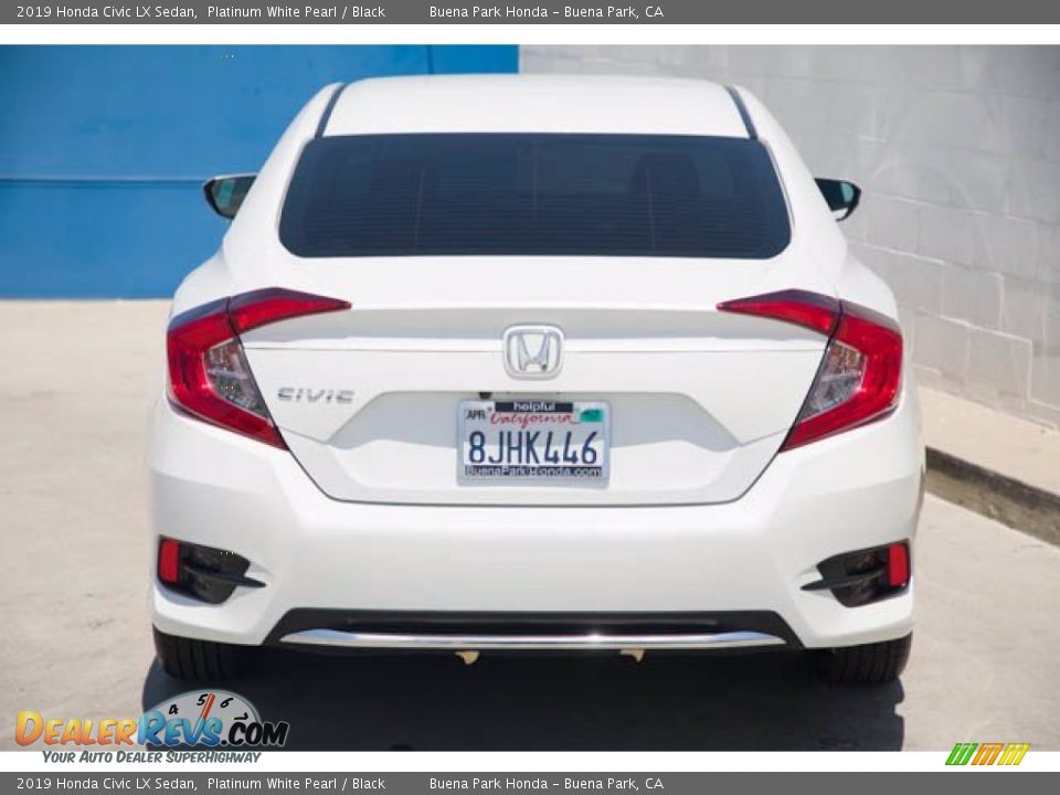 2019 Honda Civic LX Sedan Platinum White Pearl / Black Photo #11