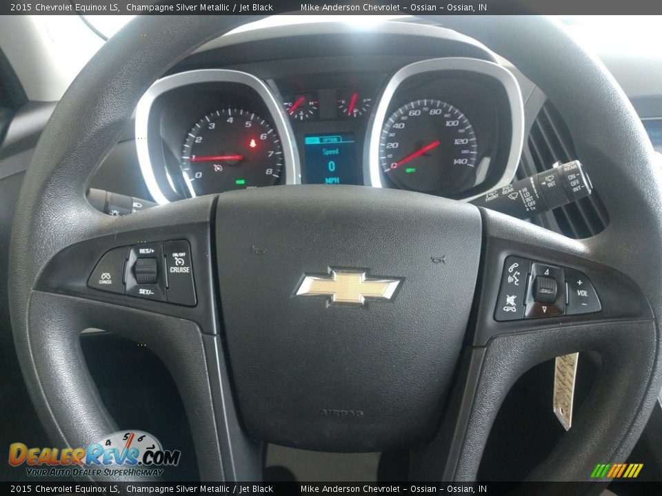 2015 Chevrolet Equinox LS Champagne Silver Metallic / Jet Black Photo #21