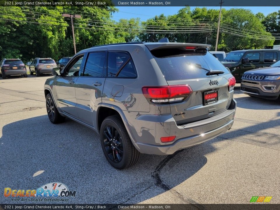 2021 Jeep Grand Cherokee Laredo 4x4 Sting-Gray / Black Photo #8