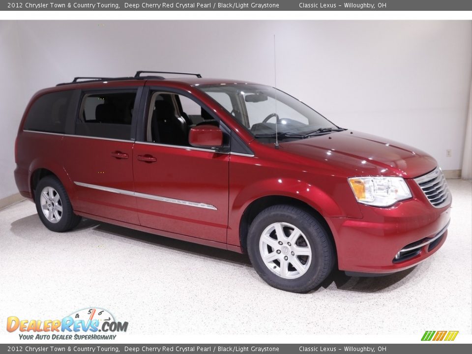 2012 Chrysler Town & Country Touring Deep Cherry Red Crystal Pearl / Black/Light Graystone Photo #1