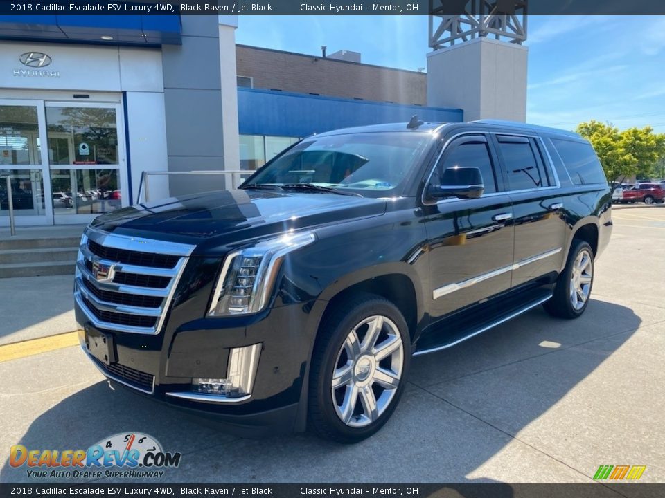 2018 Cadillac Escalade ESV Luxury 4WD Black Raven / Jet Black Photo #1