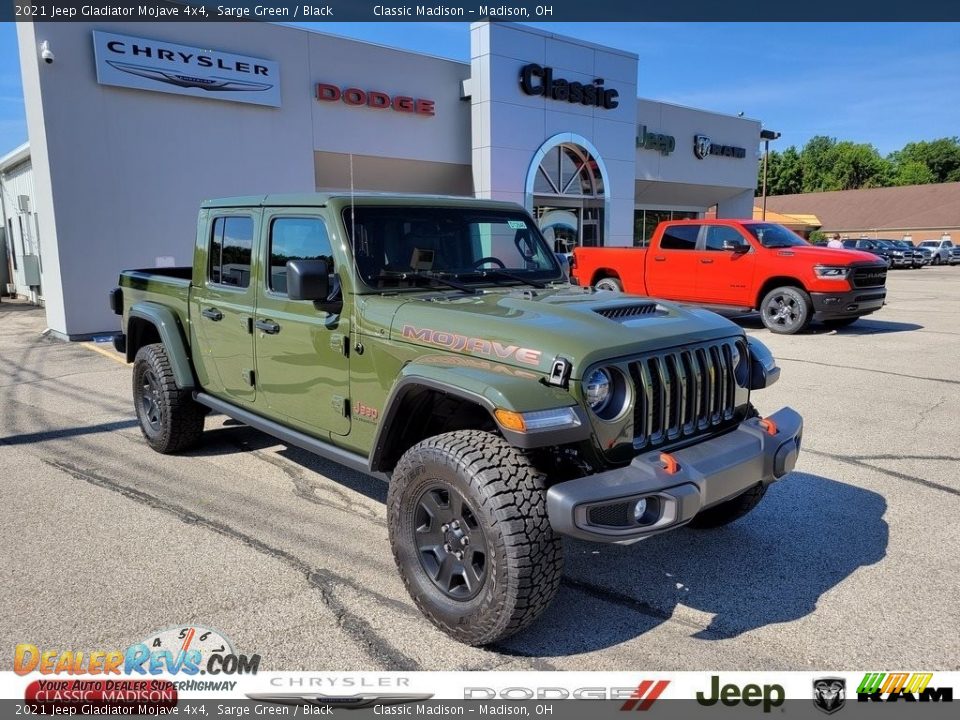 2021 Jeep Gladiator Mojave 4x4 Sarge Green / Black Photo #1