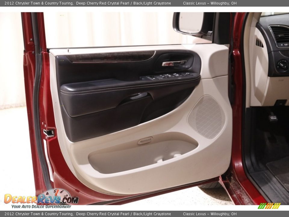 2012 Chrysler Town & Country Touring Deep Cherry Red Crystal Pearl / Black/Light Graystone Photo #4
