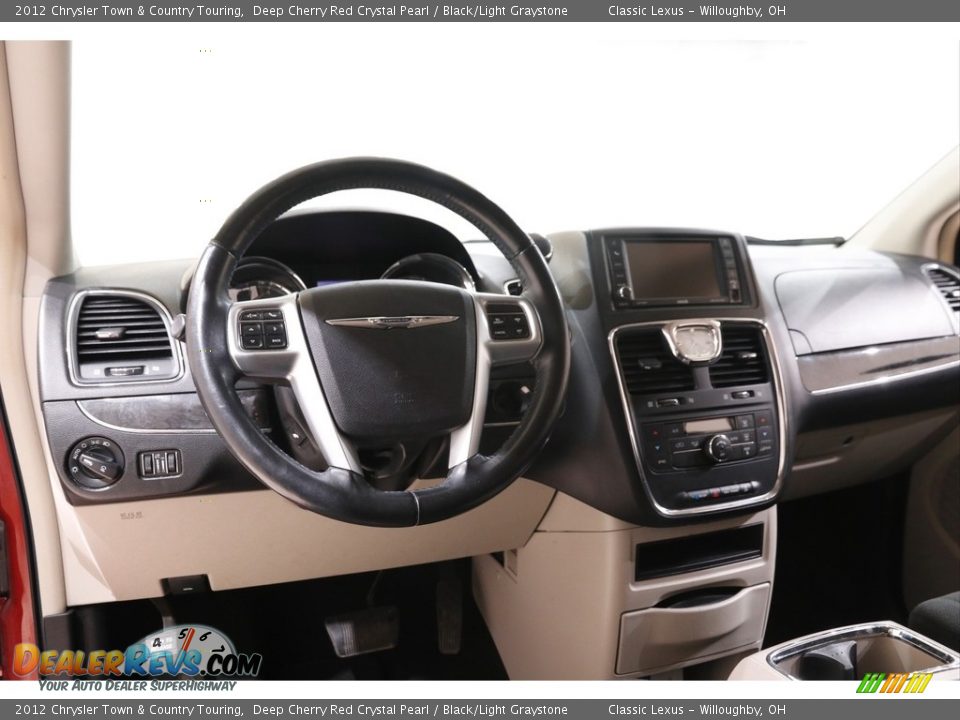 2012 Chrysler Town & Country Touring Deep Cherry Red Crystal Pearl / Black/Light Graystone Photo #6