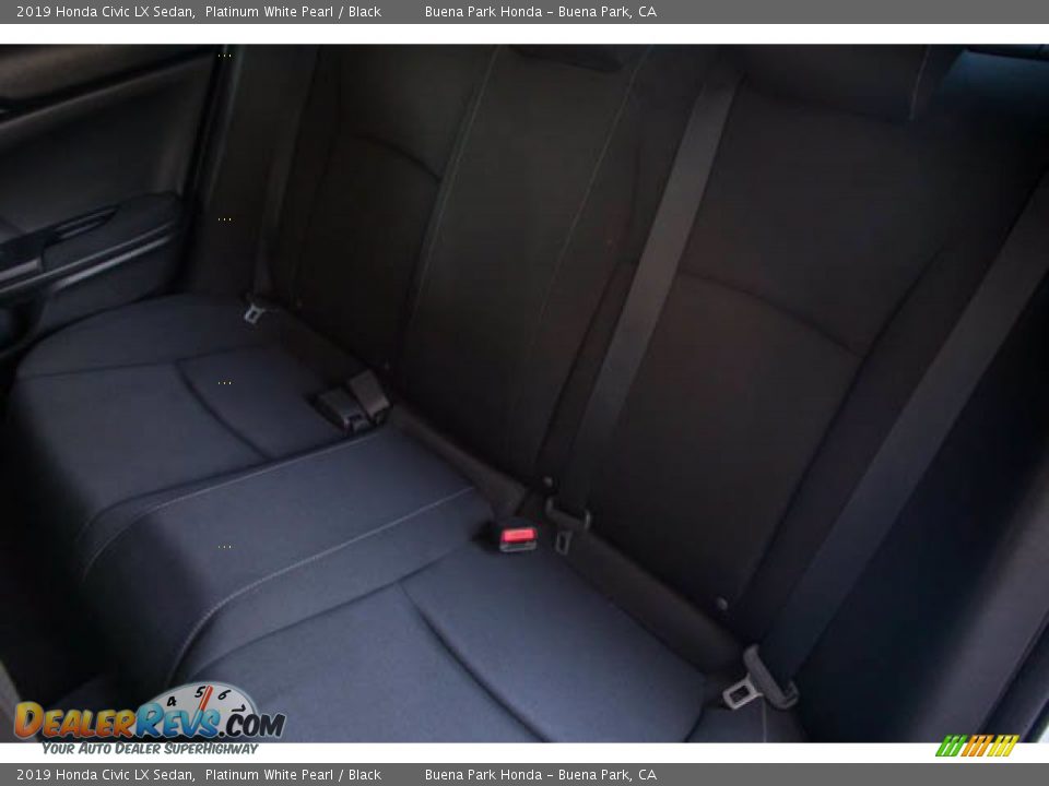 2019 Honda Civic LX Sedan Platinum White Pearl / Black Photo #20
