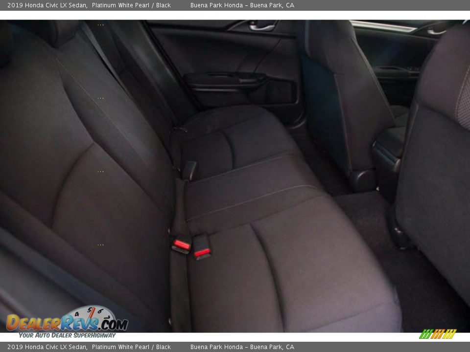 2019 Honda Civic LX Sedan Platinum White Pearl / Black Photo #22