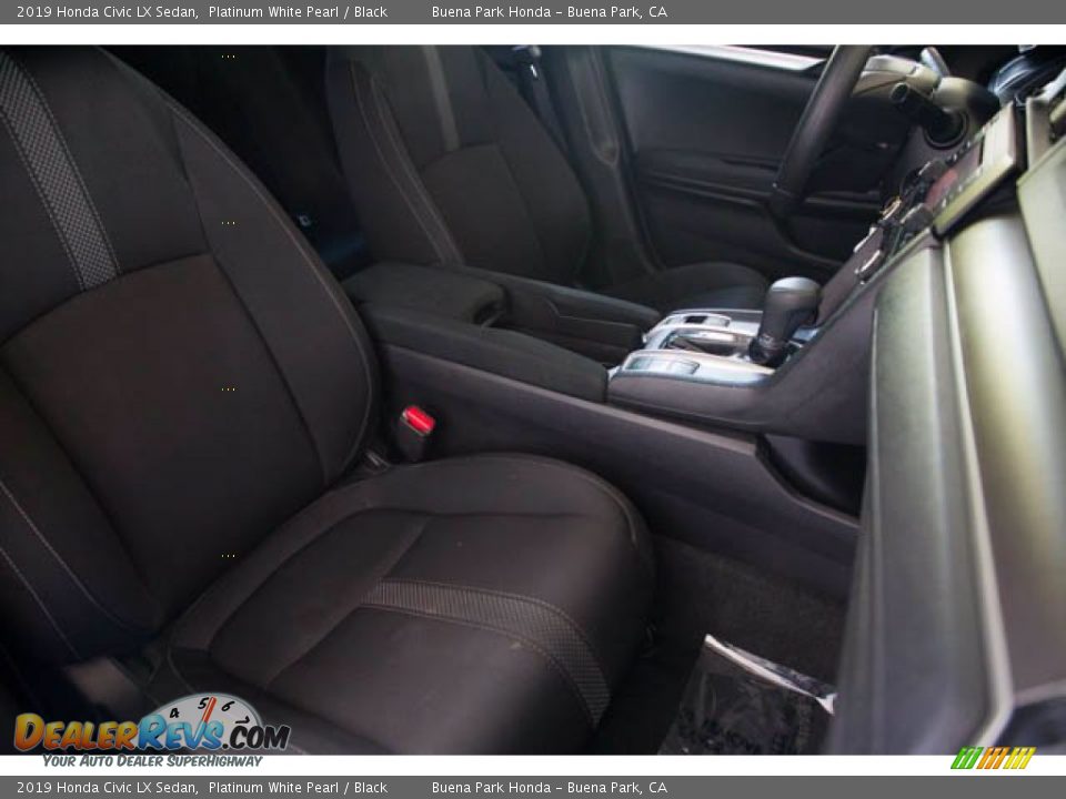 2019 Honda Civic LX Sedan Platinum White Pearl / Black Photo #25
