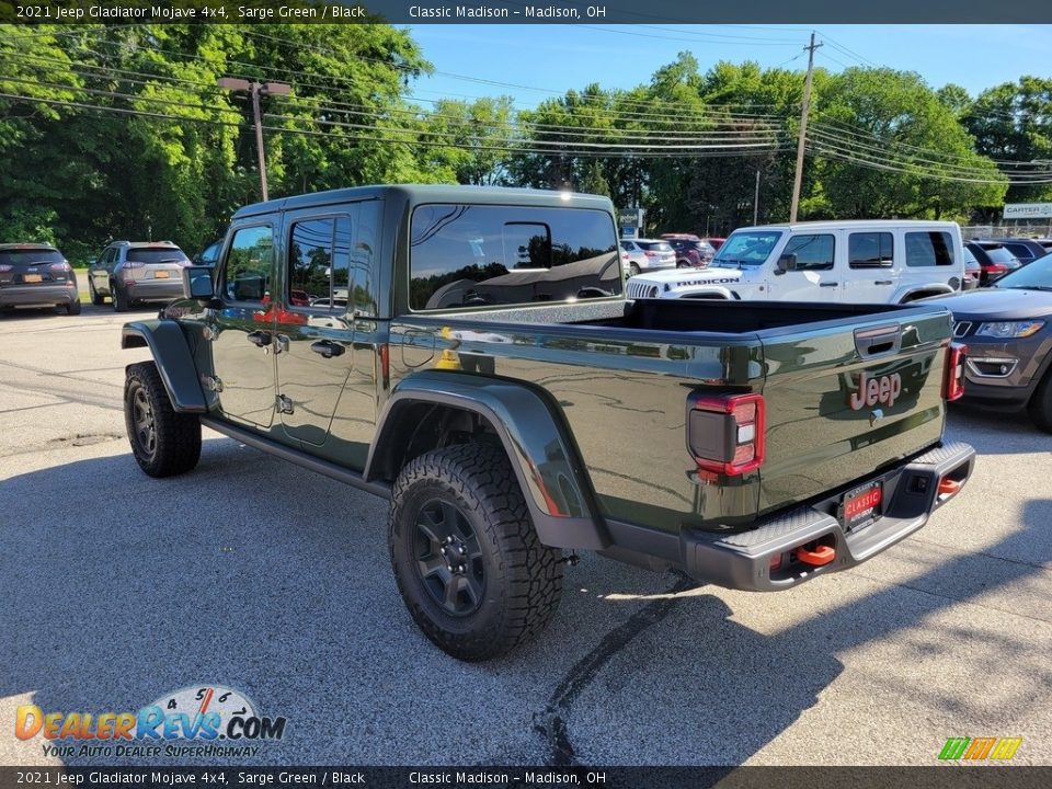 2021 Jeep Gladiator Mojave 4x4 Sarge Green / Black Photo #8