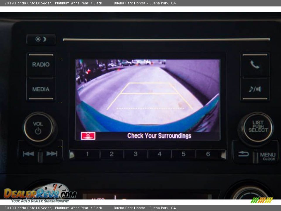 2019 Honda Civic LX Sedan Platinum White Pearl / Black Photo #27
