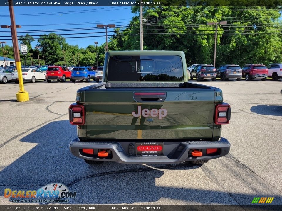 2021 Jeep Gladiator Mojave 4x4 Sarge Green / Black Photo #9