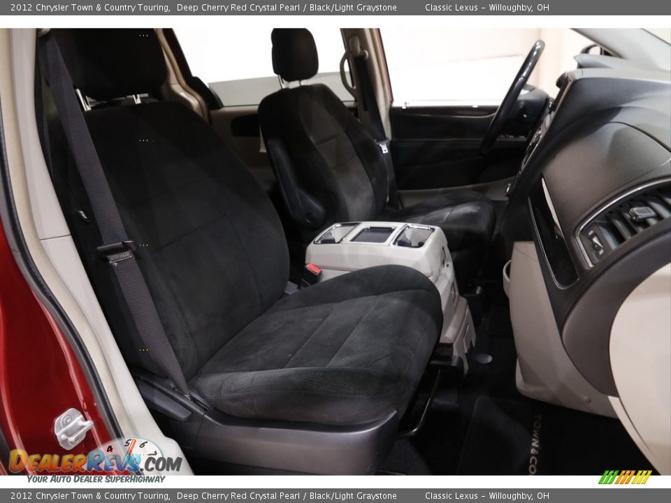 2012 Chrysler Town & Country Touring Deep Cherry Red Crystal Pearl / Black/Light Graystone Photo #14