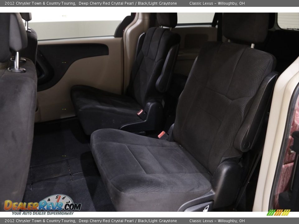 2012 Chrysler Town & Country Touring Deep Cherry Red Crystal Pearl / Black/Light Graystone Photo #16