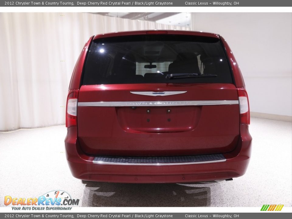 2012 Chrysler Town & Country Touring Deep Cherry Red Crystal Pearl / Black/Light Graystone Photo #18