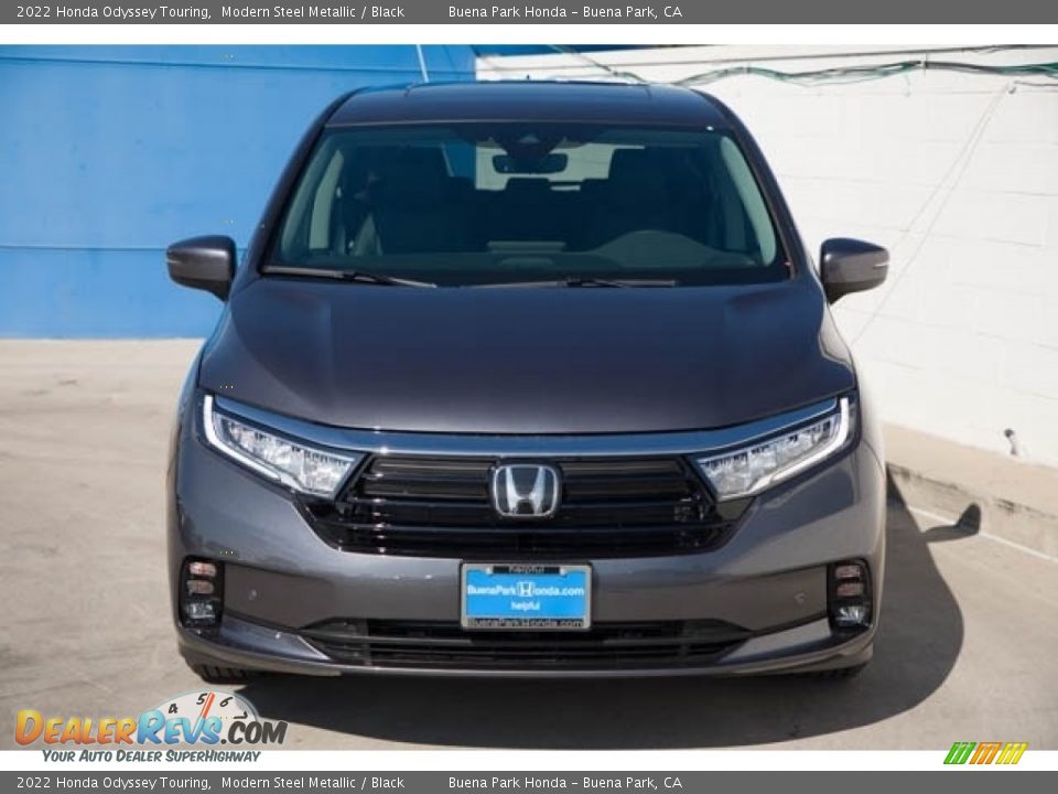 2022 Honda Odyssey Touring Modern Steel Metallic / Black Photo #3