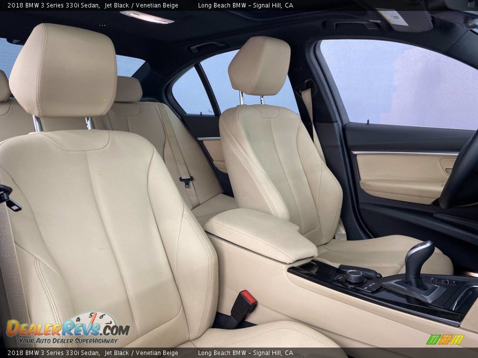 2018 BMW 3 Series 330i Sedan Jet Black / Venetian Beige Photo #34