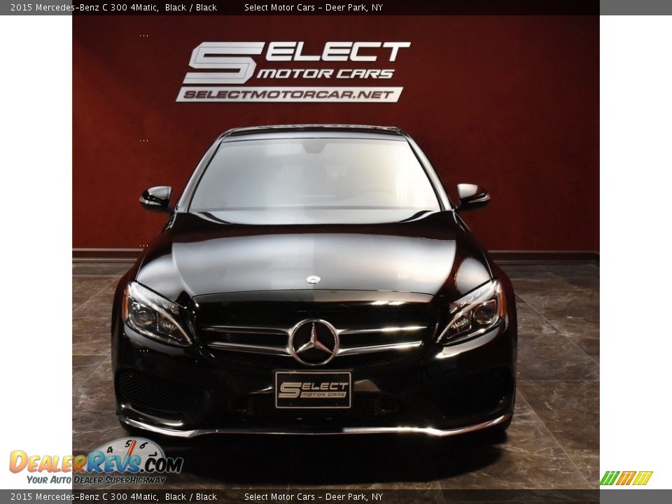 2015 Mercedes-Benz C 300 4Matic Black / Black Photo #2