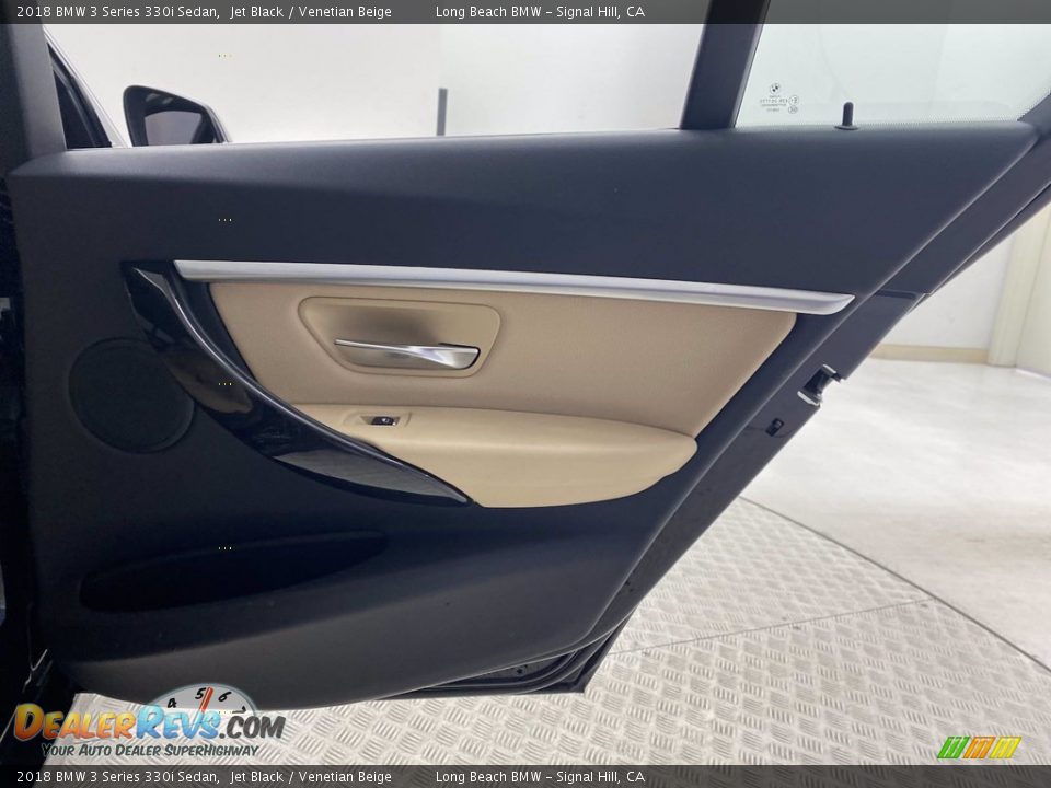 2018 BMW 3 Series 330i Sedan Jet Black / Venetian Beige Photo #35