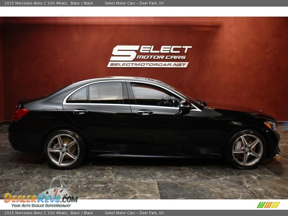 2015 Mercedes-Benz C 300 4Matic Black / Black Photo #4