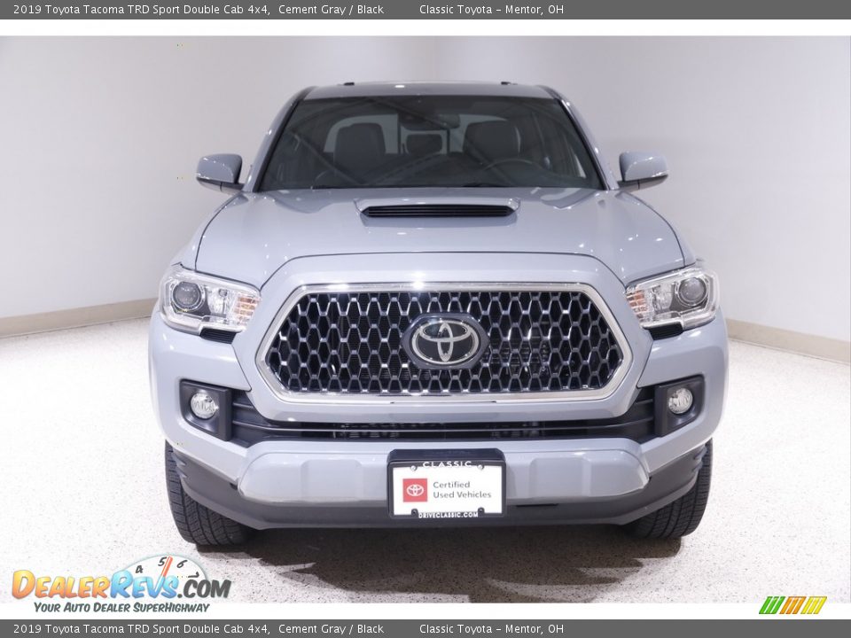 2019 Toyota Tacoma TRD Sport Double Cab 4x4 Cement Gray / Black Photo #2