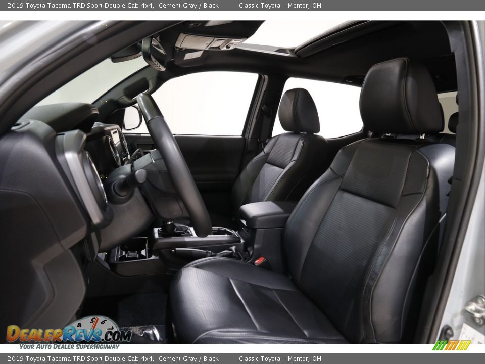 2019 Toyota Tacoma TRD Sport Double Cab 4x4 Cement Gray / Black Photo #5