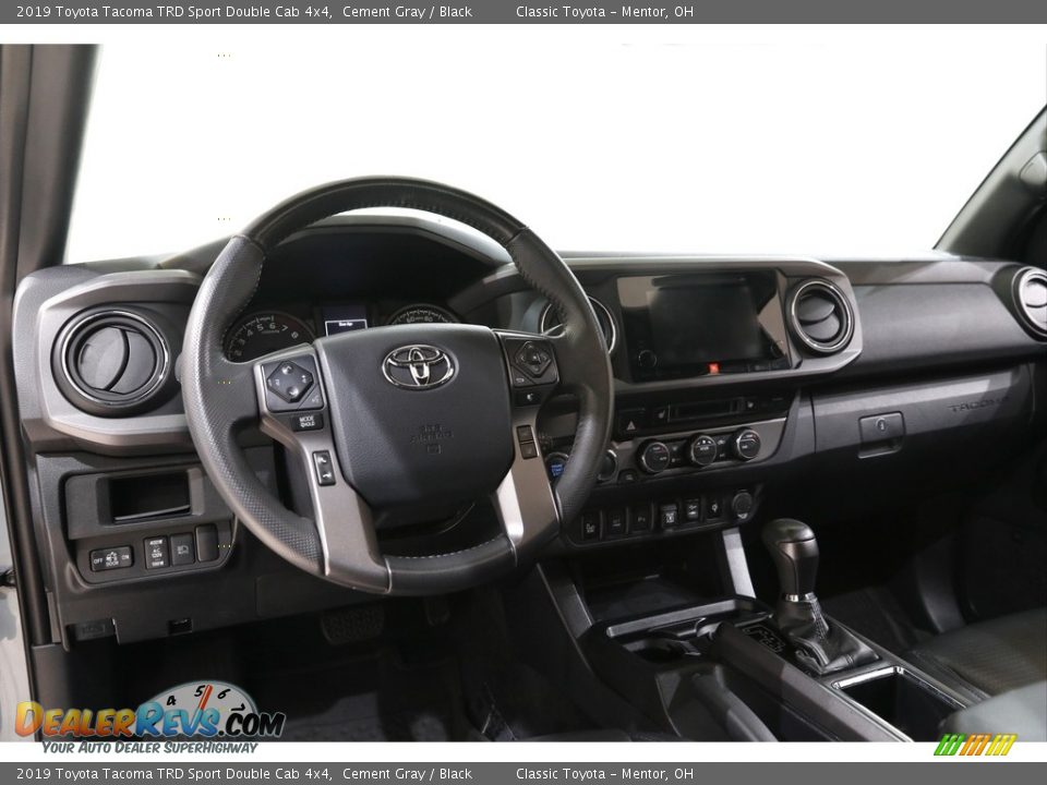 2019 Toyota Tacoma TRD Sport Double Cab 4x4 Cement Gray / Black Photo #6