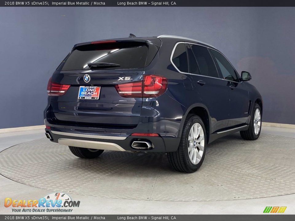 2018 BMW X5 sDrive35i Imperial Blue Metallic / Mocha Photo #5