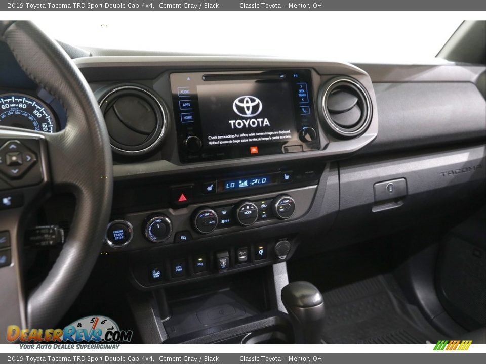 2019 Toyota Tacoma TRD Sport Double Cab 4x4 Cement Gray / Black Photo #9