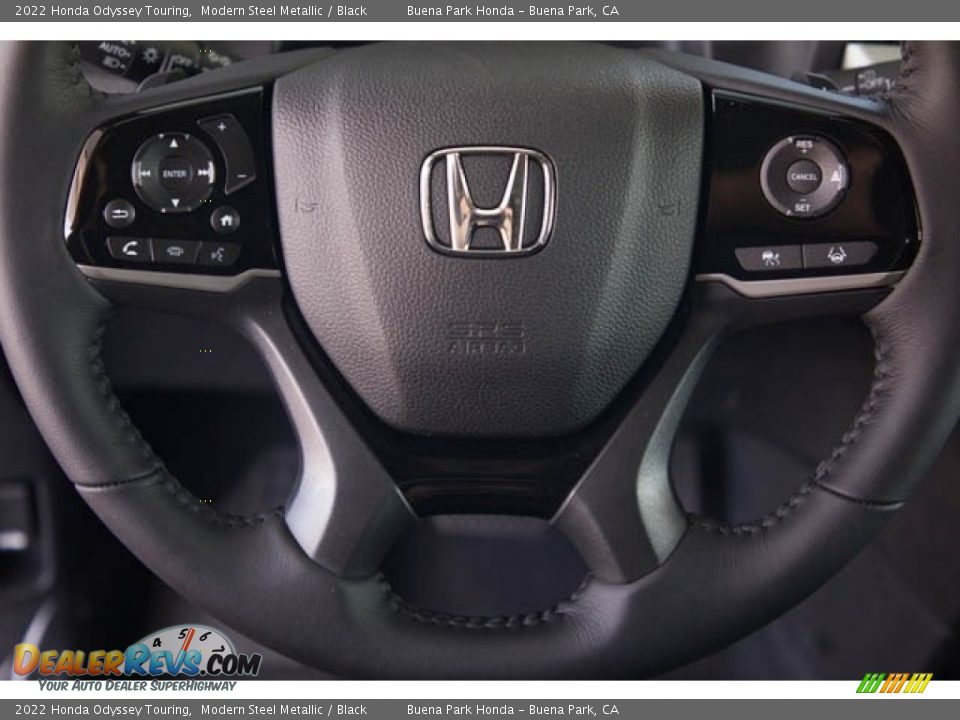 2022 Honda Odyssey Touring Modern Steel Metallic / Black Photo #19