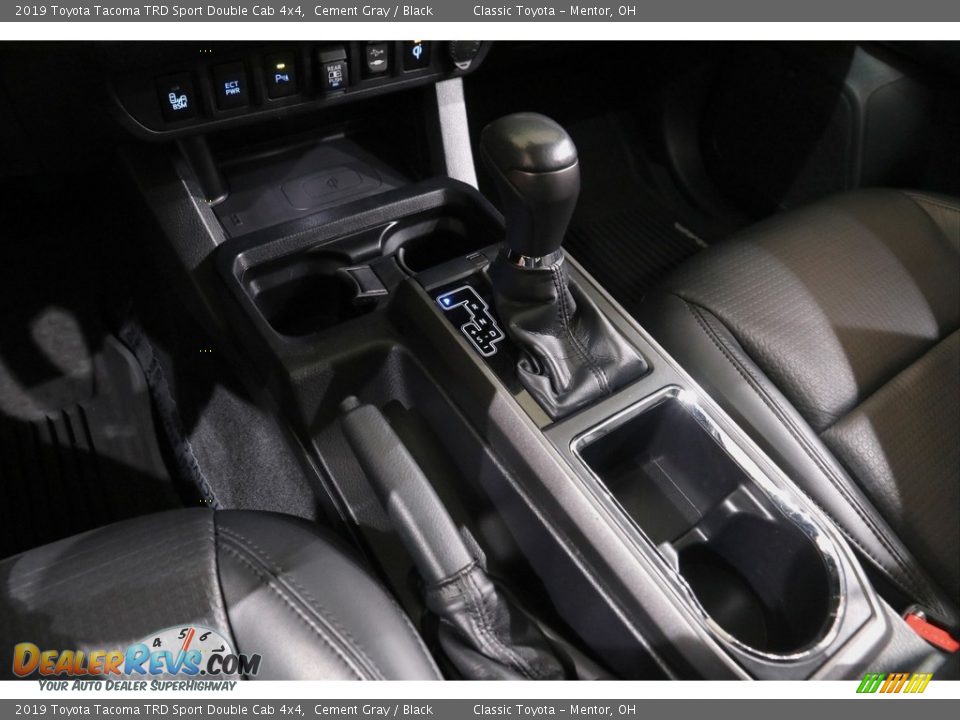 2019 Toyota Tacoma TRD Sport Double Cab 4x4 Cement Gray / Black Photo #14