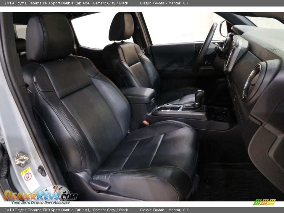 2019 Toyota Tacoma TRD Sport Double Cab 4x4 Cement Gray / Black Photo #15