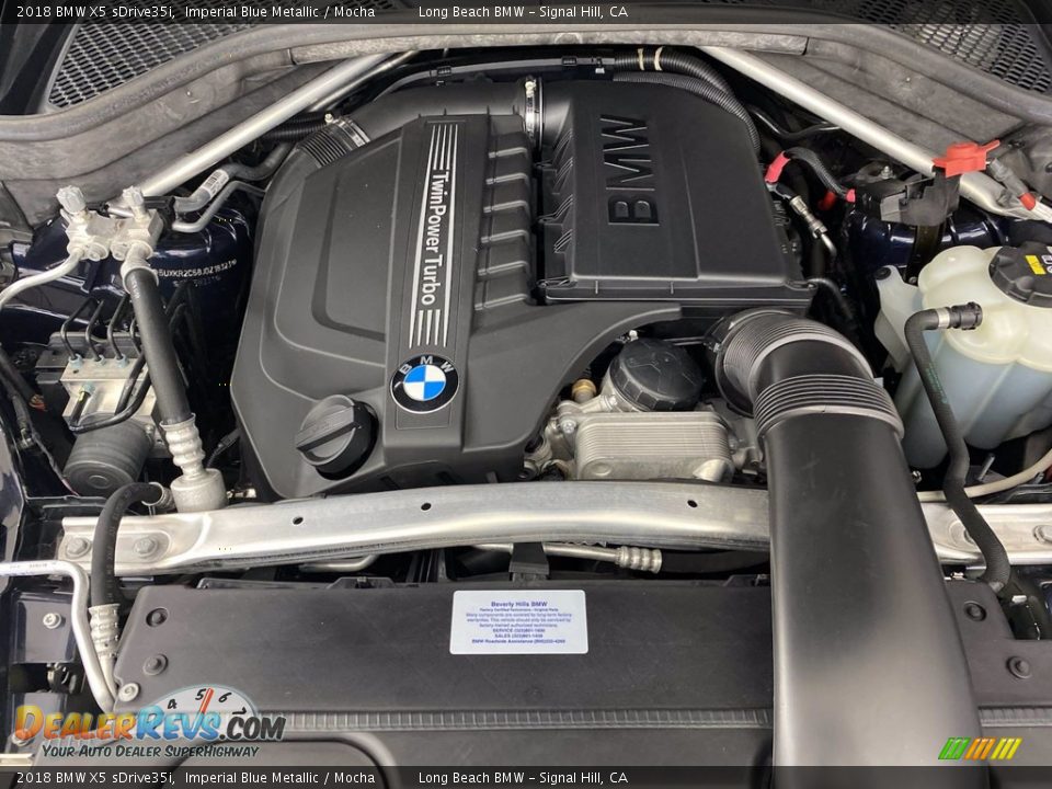 2018 BMW X5 sDrive35i Imperial Blue Metallic / Mocha Photo #12