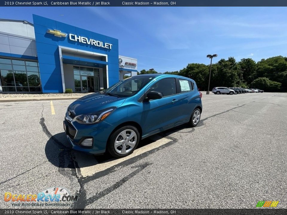 2019 Chevrolet Spark LS Caribbean Blue Metallic / Jet Black Photo #1