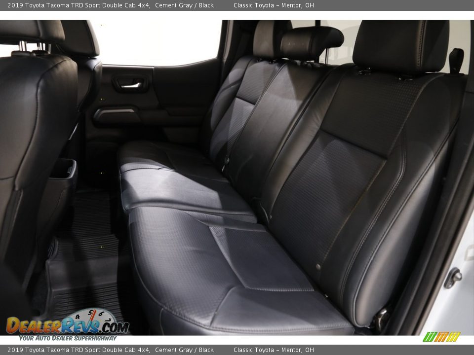 2019 Toyota Tacoma TRD Sport Double Cab 4x4 Cement Gray / Black Photo #17