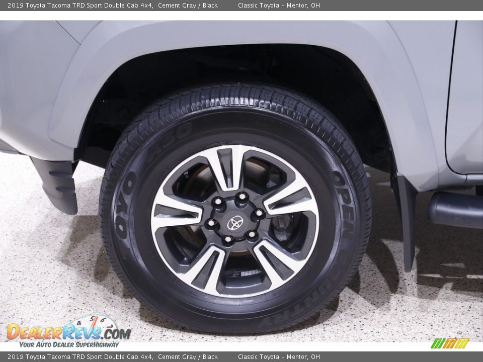 2019 Toyota Tacoma TRD Sport Double Cab 4x4 Cement Gray / Black Photo #20