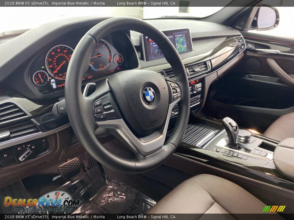 2018 BMW X5 sDrive35i Imperial Blue Metallic / Mocha Photo #16