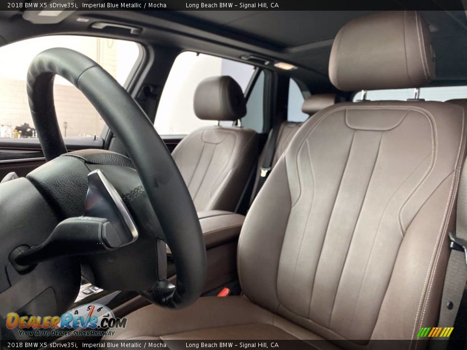 2018 BMW X5 sDrive35i Imperial Blue Metallic / Mocha Photo #17