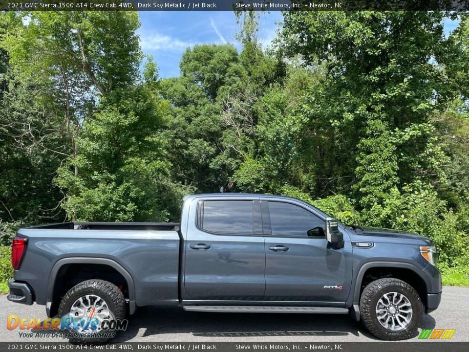 Dark Sky Metallic 2021 GMC Sierra 1500 AT4 Crew Cab 4WD Photo #7