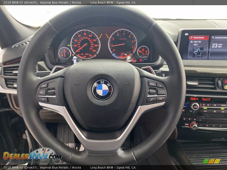 2018 BMW X5 sDrive35i Imperial Blue Metallic / Mocha Photo #18