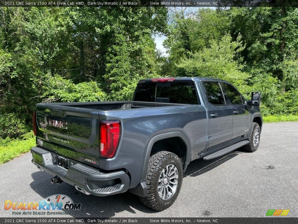 2021 GMC Sierra 1500 AT4 Crew Cab 4WD Dark Sky Metallic / Jet Black Photo #8