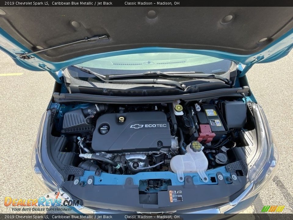 2019 Chevrolet Spark LS Caribbean Blue Metallic / Jet Black Photo #9
