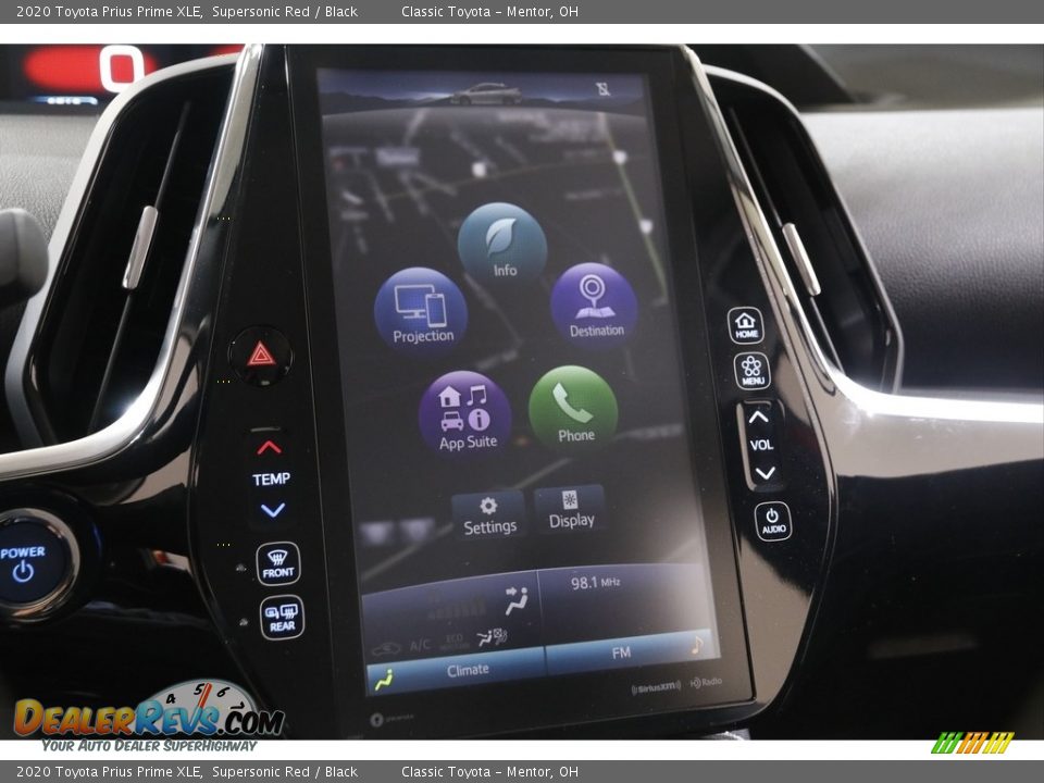 Controls of 2020 Toyota Prius Prime XLE Photo #11