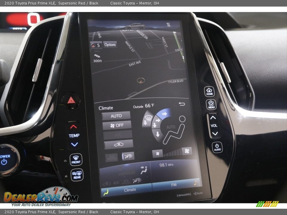 Controls of 2020 Toyota Prius Prime XLE Photo #14