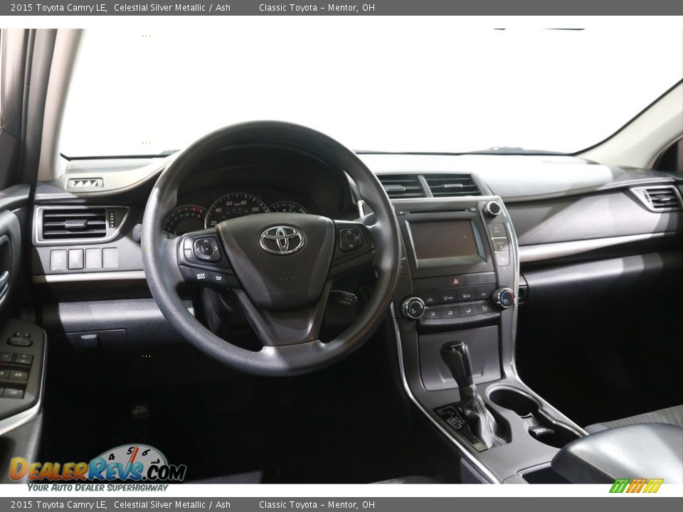 2015 Toyota Camry LE Celestial Silver Metallic / Ash Photo #6